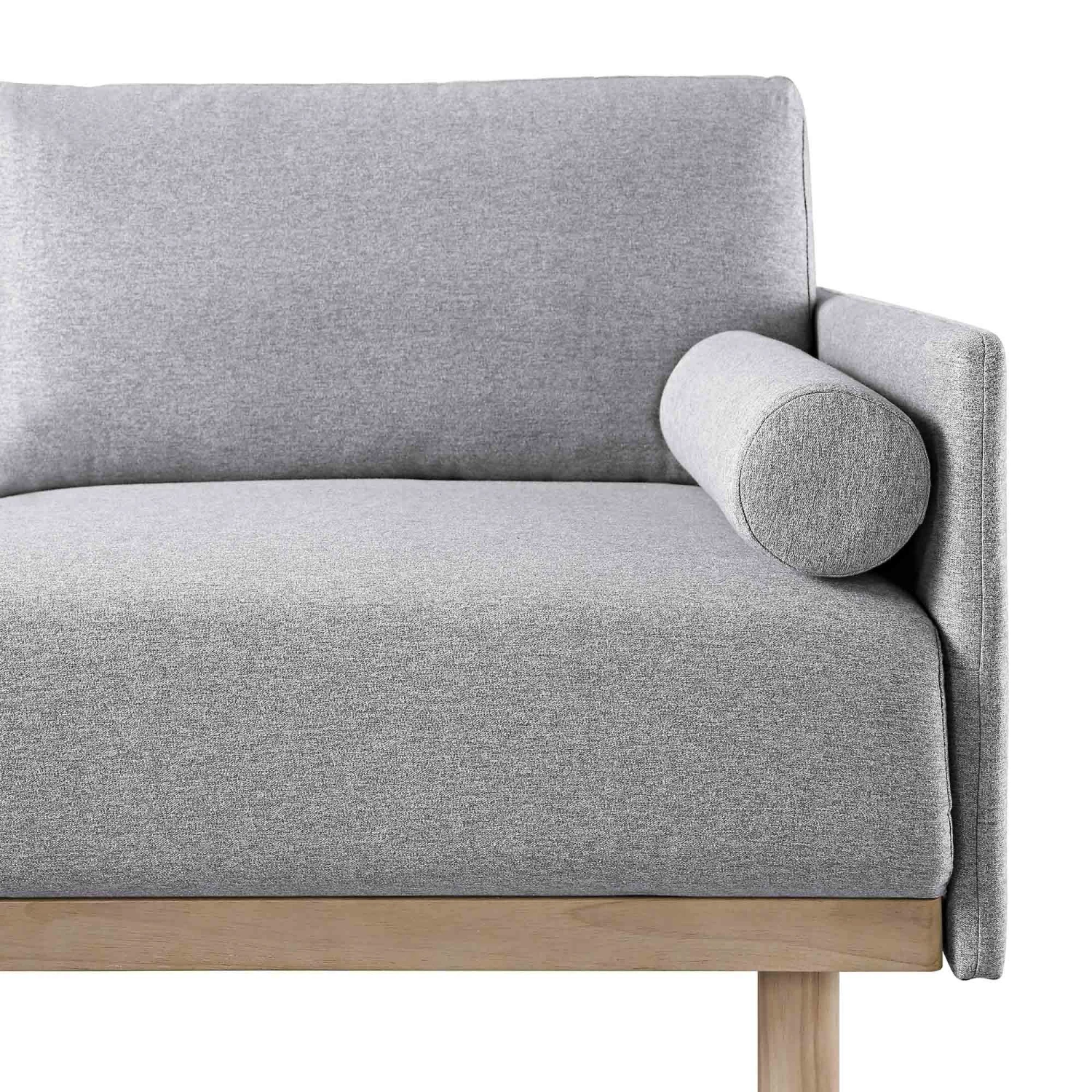 Timber Grey Marl Fabric Sofa, Large 3-Seater Chaise Sofa Left Hand Facing 13 Timber Grey Marl Fabric Sofa, Large 3-Seater Chaise Sofa Left Hand Facing - Image 13