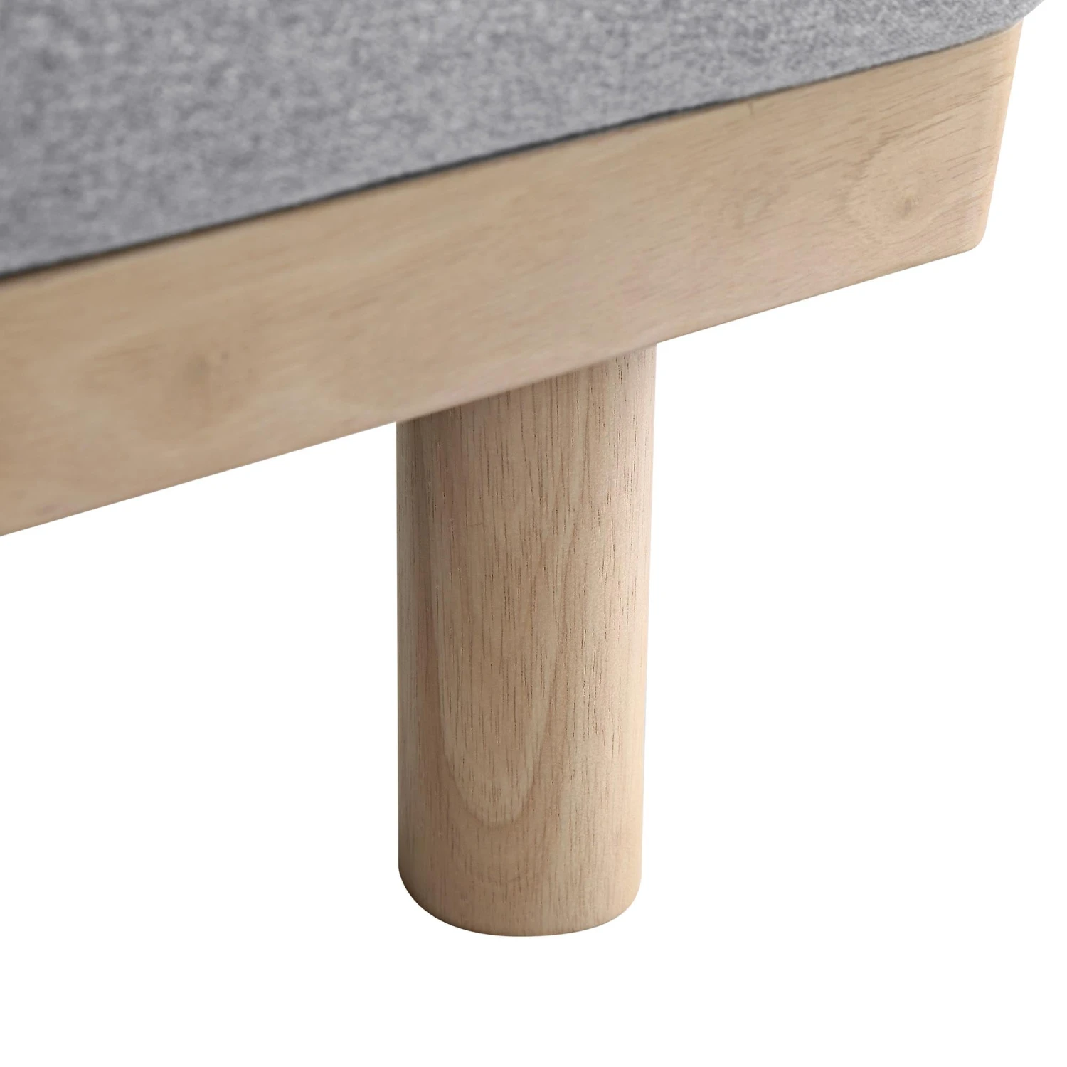 Timber Grey Marl Fabric Sofa, Large 3-Seater Chaise Sofa Left Hand Facing 14 Timber Grey Marl Fabric Sofa, Large 3-Seater Chaise Sofa Left Hand Facing - Image 14