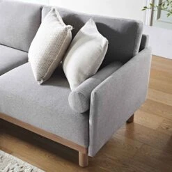 Timber Grey Marl Fabric Sofa, Large 3-Seater Chaise Sofa Left Hand Facing 17 Timber Grey Marl Fabric Sofa, Large 3-Seater Chaise Sofa Left Hand Facing -Daals Store GCSF 2402 GREY FAB LEFT scene3