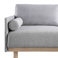 Timber Grey Marl Fabric Sofa, Large 3-Seater Chaise Sofa Right Hand Facing -Daals Store GCSF 2402 GREY FAB RIGHT detail1