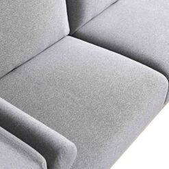 Timber Grey Marl Fabric Sofa, Large 3-Seater Chaise Sofa Right Hand Facing -Daals Store GCSF 2402 GREY FAB RIGHT detail2