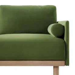 Timber Fern Green Velvet Sofa, Large 3-Seater Chaise Sofa Left Hand Facing 25 Timber Fern Green Velvet Sofa, Large 3-Seater Chaise Sofa Left Hand Facing -Daals Store GCSF 2402 MOSS VEL LEFT detail1