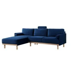 Timber Navy Blue Velvet Sofa, Large 3-Seater Chaise Sofa Left Hand Facing 19 Timber Navy Blue Velvet Sofa, Large 3-Seater Chaise Sofa Left Hand Facing -Daals Store GCSF 2402 NAVY VEL LEFT WB2