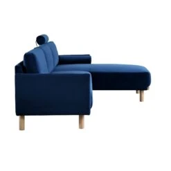 Timber Navy Blue Velvet Sofa, Large 3-Seater Chaise Sofa Right Hand Facing 22 Timber Navy Blue Velvet Sofa, Large 3-Seater Chaise Sofa Right Hand Facing -Daals Store GCSF 2402 NAVY VEL RIGHT WB4