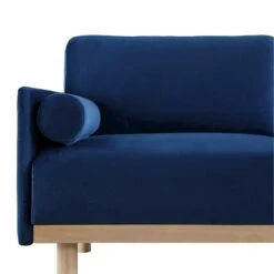 Timber Navy Blue Velvet Sofa, Large 3-Seater Chaise Sofa Right Hand Facing 25 Timber Navy Blue Velvet Sofa, Large 3-Seater Chaise Sofa Right Hand Facing -Daals Store GCSF 2402 NAVY VEL RIGHT detail1