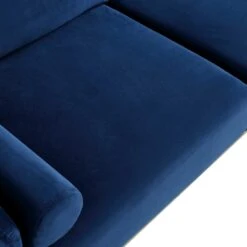 Timber Navy Blue Velvet Sofa, Large 3-Seater Chaise Sofa Right Hand Facing 26 Timber Navy Blue Velvet Sofa, Large 3-Seater Chaise Sofa Right Hand Facing -Daals Store GCSF 2402 NAVY VEL RIGHT detail2