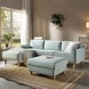 Timber Sage Green Fabric Sofa, Large 3-Seater Chaise Sofa Left Hand Facing 29 Timber Sage Green Fabric Sofa, Large 3-Seater Chaise Sofa Left Hand Facing -Daals Store GCSF 2402 SAGE FAB LEFT main
