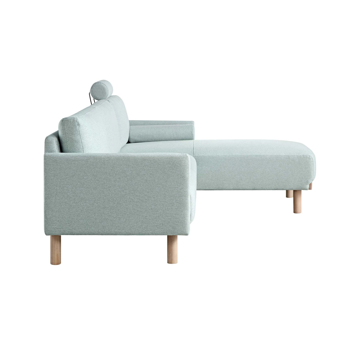 Timber Sage Green Fabric Sofa, Large 3-Seater Chaise Sofa Right Hand Facing 9 Timber Sage Green Fabric Sofa, Large 3-Seater Chaise Sofa Right Hand Facing - Image 9