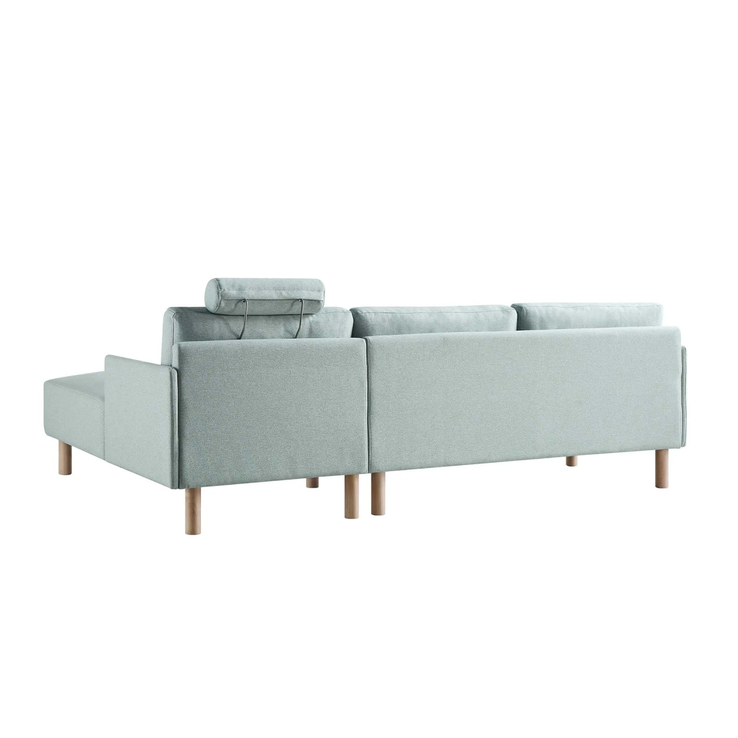 Timber Sage Green Fabric Sofa, Large 3-Seater Chaise Sofa Right Hand Facing 10 Timber Sage Green Fabric Sofa, Large 3-Seater Chaise Sofa Right Hand Facing - Image 10