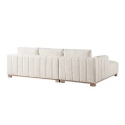 Belsize Beige Boucle Sofa With Wooden Base, Large Chaise Left Hand Facing 21 Belsize Beige Boucle Sofa With Wooden Base, Large Chaise Left Hand Facing -Daals Store GCSF 2404 BEIGE BOU LEFT WB5