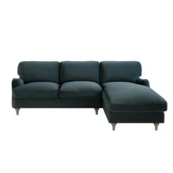 Daphnis Aegean Blue Velvet Sofa, Grande Chaise Sofa Right Hand Facing 16 Daphnis Aegean Blue Velvet Sofa, Grande Chaise Sofa Right Hand Facing -Daals Store GCSF 2443 AEGEAN VEL RIGHT WB1