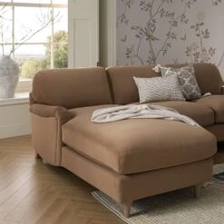 Daphnis Camel Velvet Sofa, Grande Chaise Sofa Left Hand Facing 18 Daphnis Camel Velvet Sofa, Grande Chaise Sofa Left Hand Facing -Daals Store GCSF 2443 CAMEL VEL LEFT scene3