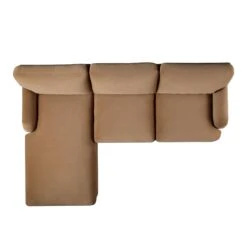 Daphnis Camel Velvet Sofa, Grande Chaise Sofa Left Hand Facing 24 Daphnis Camel Velvet Sofa, Grande Chaise Sofa Left Hand Facing -Daals Store GCSF 2443 CAMEL VEL LEFT WB4