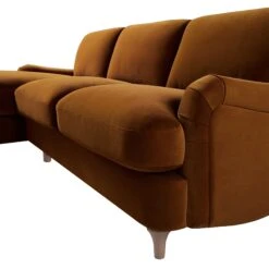 Daphnis Cinnamon Velvet Sofa, Grande Chaise Sofa Left Hand Facing -Daals Store GCSF 2443 CMON VEL LEFT detail1