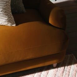 Daphnis Cinnamon Velvet Sofa, Grande Chaise Sofa Left Hand Facing -Daals Store GCSF 2443 CMON VEL LEFT scene4
