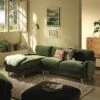 Daphnis Fern Green Velvet Sofa, Grande Chaise Sofa Left Hand Facing 33 Daphnis Fern Green Velvet Sofa, Grande Chaise Sofa Left Hand Facing -Daals Store GCSF 2443 FERN VEL LEFT main
