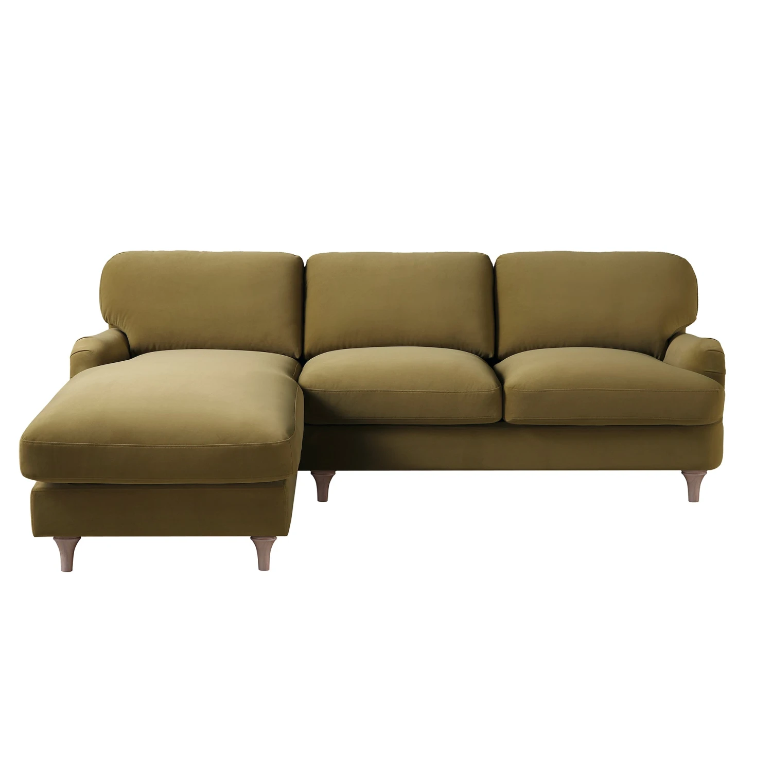 Daphnis Fudge Velvet Sofa, Grande Chaise Sofa Left Hand Facing 5 Daphnis Fudge Velvet Sofa, Grande Chaise Sofa Left Hand Facing - Image 5