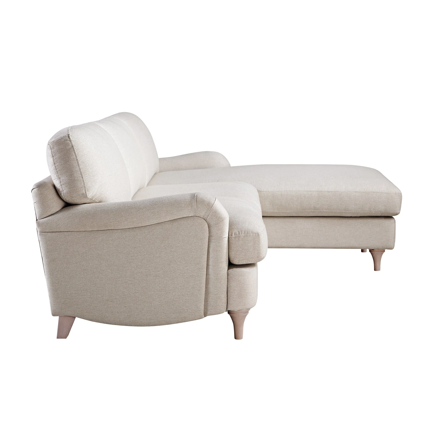 Daphnis Oatmeal Fabric Sofa, Grande Chaise Sofa Right Hand Facing 8 Daphnis Oatmeal Fabric Sofa, Grande Chaise Sofa Right Hand Facing - Image 8