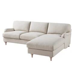 Daphnis Oatmeal Fabric Sofa, Grande Chaise Sofa Right Hand Facing 21 Daphnis Oatmeal Fabric Sofa, Grande Chaise Sofa Right Hand Facing -Daals Store GCSF 2443 OAT FAB RIGHT WB5