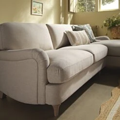 Daphnis Oatmeal Fabric Sofa, Grande Chaise Sofa Right Hand Facing 15 Daphnis Oatmeal Fabric Sofa, Grande Chaise Sofa Right Hand Facing -Daals Store GCSF 2443 OAT FAB RIGHT scene2
