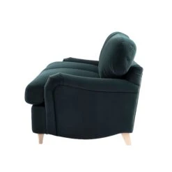 Daphnis Aegean Blue Velvet Sofa Bed, Large 3-Seater -Daals Store GCSF 2603 AEGEAN VEL 3ST WB6