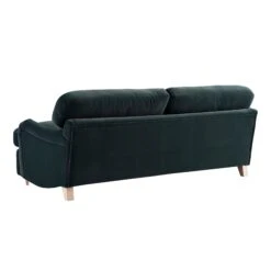 Daphnis Aegean Blue Velvet Sofa Bed, Large 3-Seater -Daals Store GCSF 2603 AEGEAN VEL 3ST WB7