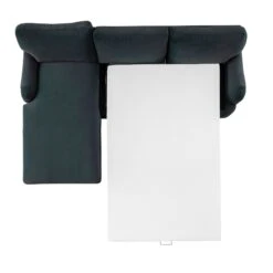 Daphnis Aegean Blue Velvet Sofa Bed, Grande Chaise Left Hand Facing 16 Daphnis Aegean Blue Velvet Sofa Bed, Grande Chaise Left Hand Facing -Daals Store GCSF 2603 AEGEAN VEL LEFT WB4