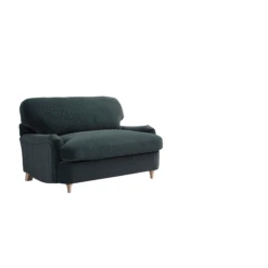 Daphnis Aegean Blue Velvet Sofa Bed, Loveseat -Daals Store GCSF 2603 AEGEAN VEL LOVESEAT GIF