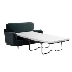 Daphnis Aegean Blue Velvet Sofa Bed, Loveseat -Daals Store GCSF 2603 AEGEAN VEL LOVESEAT WB2