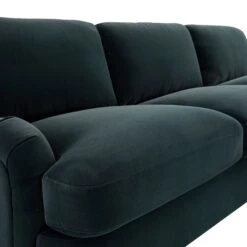 Daphnis Aegean Blue Velvet Sofa Bed, Grande Chaise Right Hand Facing -Daals Store GCSF 2603 AEGEAN VEL RIGHT detail1