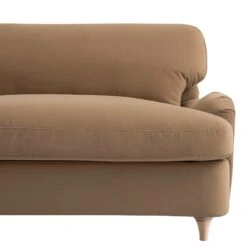 Daphnis Camel Velvet Sofa Bed, Loveseat -Daals Store GCSF 2603 CAMEL VEL LOVESEAT detail1