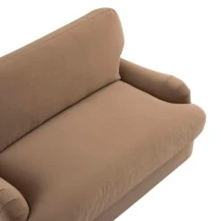 Daphnis Camel Velvet Sofa Bed, Loveseat -Daals Store GCSF 2603 CAMEL VEL LOVESEAT detail2