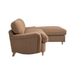 Daphnis Camel Velvet Sofa Bed, Grande Chaise Right Hand Facing -Daals Store GCSF 2603 CAMEL VEL RIGHT WB6