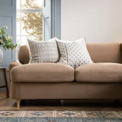 Daphnis Camel Velvet Sofa Bed, Grande Chaise Right Hand Facing -Daals Store GCSF 2603 CAMEL VEL RIGHT scene4