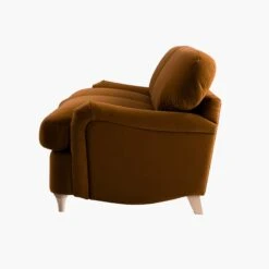 Daphnis Cinnamon Velvet Sofa Bed, Large 3-Seater -Daals Store GCSF 2603 CMON VEL 3ST WB6