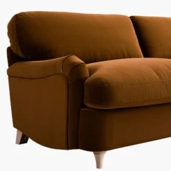 Daphnis Cinnamon Velvet Sofa Bed, Large 3-Seater -Daals Store GCSF 2603 CMON VEL 3ST detail1