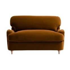 Daphnis Cinnamon Velvet Sofa Bed, Loveseat 29 Daphnis Cinnamon Velvet Sofa Bed, Loveseat -Daals Store GCSF 2603 CMON VEL LOVESEAT WB1