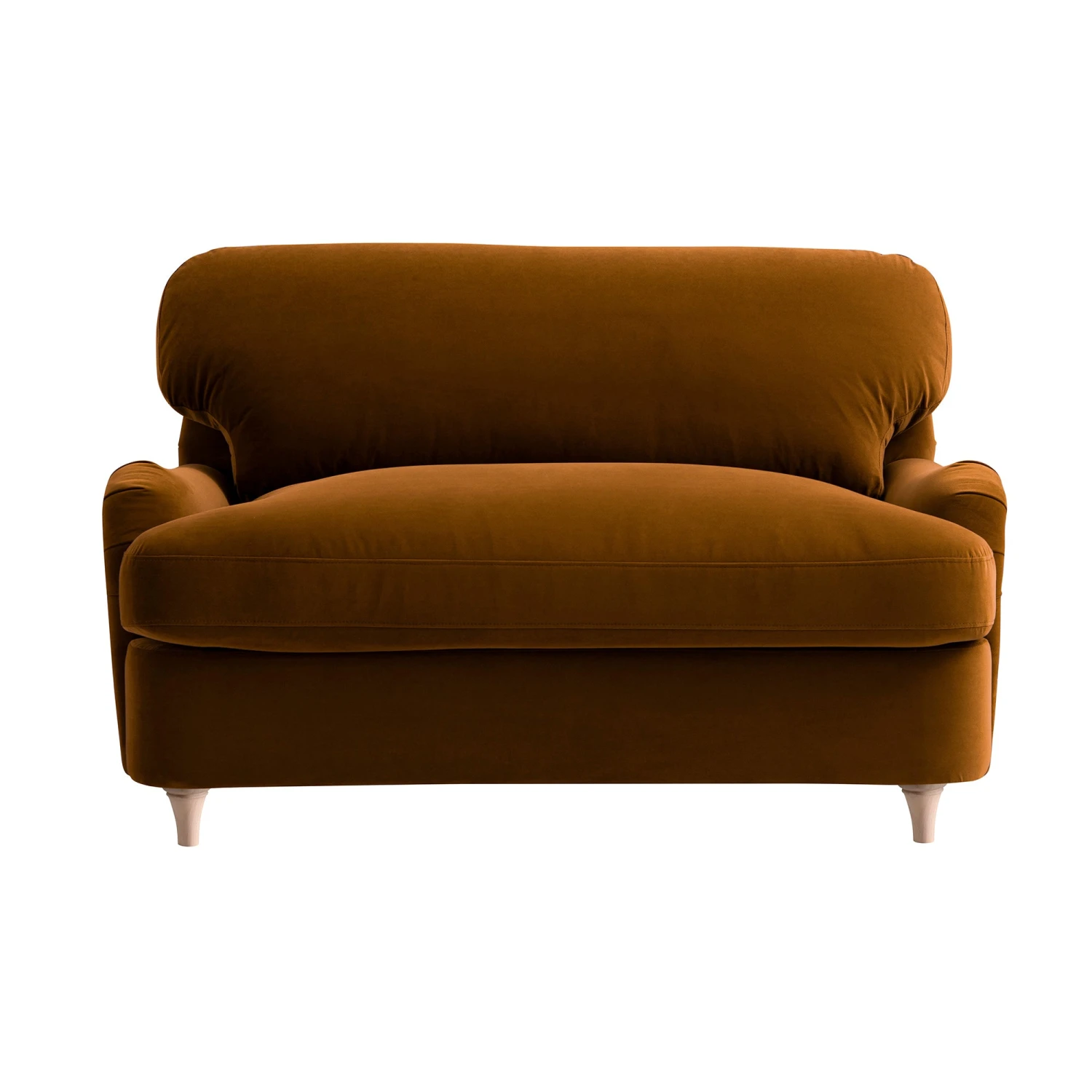 Daphnis Cinnamon Velvet Sofa Bed, Loveseat 10 Daphnis Cinnamon Velvet Sofa Bed, Loveseat - Image 10
