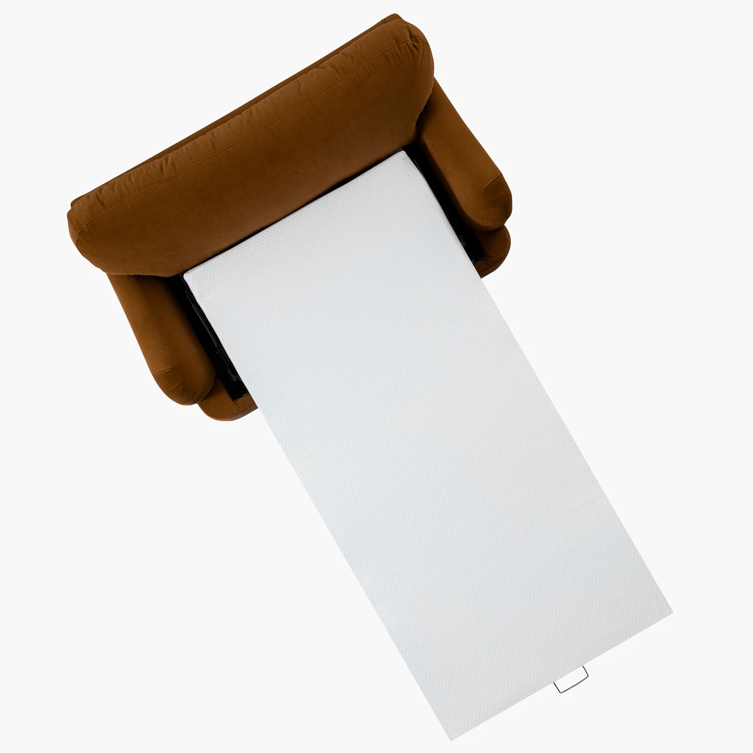 Daphnis Cinnamon Velvet Sofa Bed, Loveseat 15 Daphnis Cinnamon Velvet Sofa Bed, Loveseat - Image 15