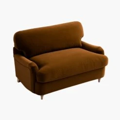 Daphnis Cinnamon Velvet Sofa Bed, Loveseat 35 Daphnis Cinnamon Velvet Sofa Bed, Loveseat -Daals Store GCSF 2603 CMON VEL LOVESEAT WB5
