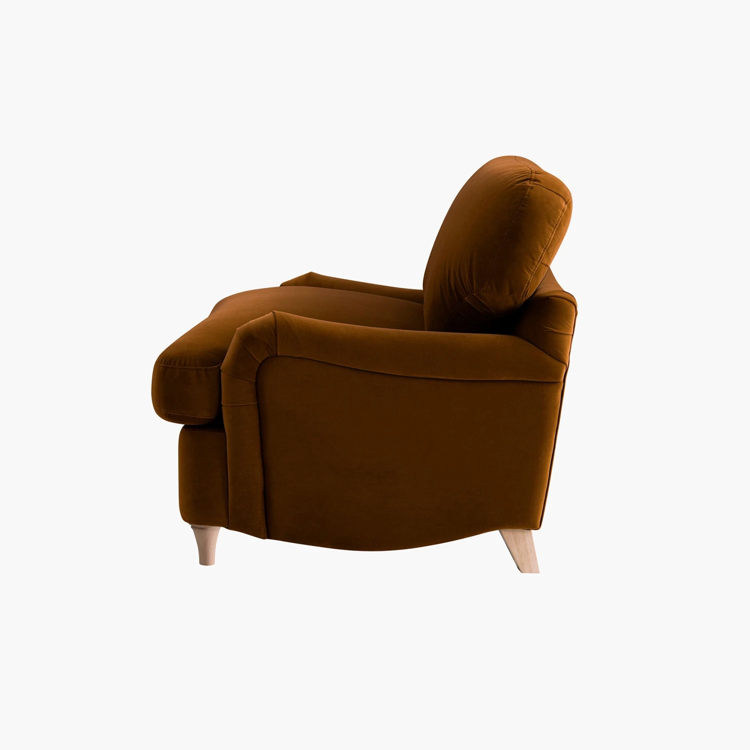 Daphnis Cinnamon Velvet Sofa Bed, Loveseat 17 Daphnis Cinnamon Velvet Sofa Bed, Loveseat - Image 17