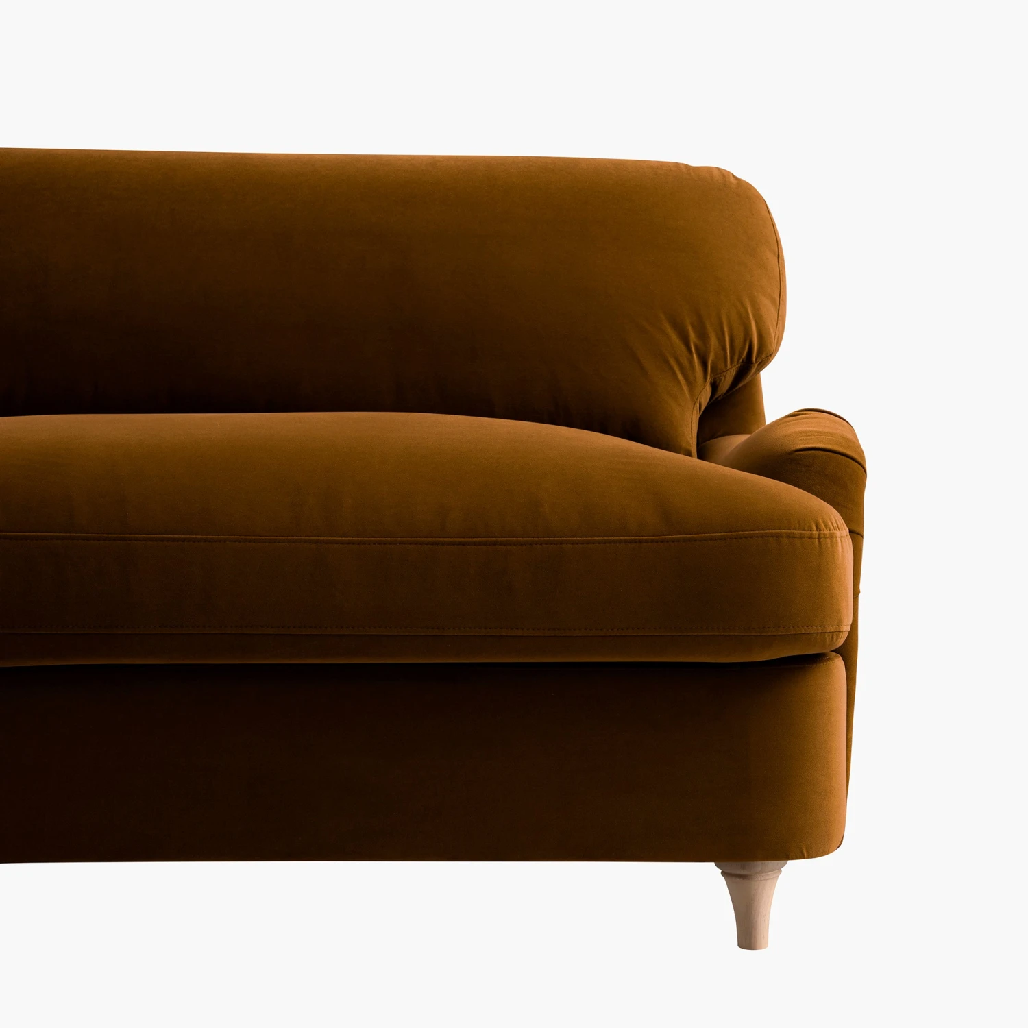 Daphnis Cinnamon Velvet Sofa Bed, Loveseat 19 Daphnis Cinnamon Velvet Sofa Bed, Loveseat - Image 19