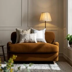 Daphnis Cinnamon Velvet Sofa Bed, Loveseat 23 Daphnis Cinnamon Velvet Sofa Bed, Loveseat -Daals Store GCSF 2603 CMON VEL LOVESEAT scene3