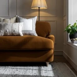 Daphnis Cinnamon Velvet Sofa Bed, Loveseat 26 Daphnis Cinnamon Velvet Sofa Bed, Loveseat -Daals Store GCSF 2603 CMON VEL LOVESEAT scene6