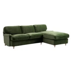 Daphnis Fern Green Velvet Sofa Bed, Grande Chaise Right Hand Facing 15 Daphnis Fern Green Velvet Sofa Bed, Grande Chaise Right Hand Facing -Daals Store GCSF 2603 FERN VEL RIGHT WB1