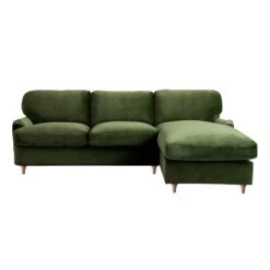 Daphnis Fern Green Velvet Sofa Bed, Grande Chaise Right Hand Facing 19 Daphnis Fern Green Velvet Sofa Bed, Grande Chaise Right Hand Facing -Daals Store GCSF 2603 FERN VEL RIGHT WB3