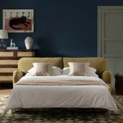 Daphnis Fudge Velvet Sofa Bed, Large 3-Seater 21 Daphnis Fudge Velvet Sofa Bed, Large 3-Seater -Daals Store GCSF 2603 FUDGE VEL 3ST scene2