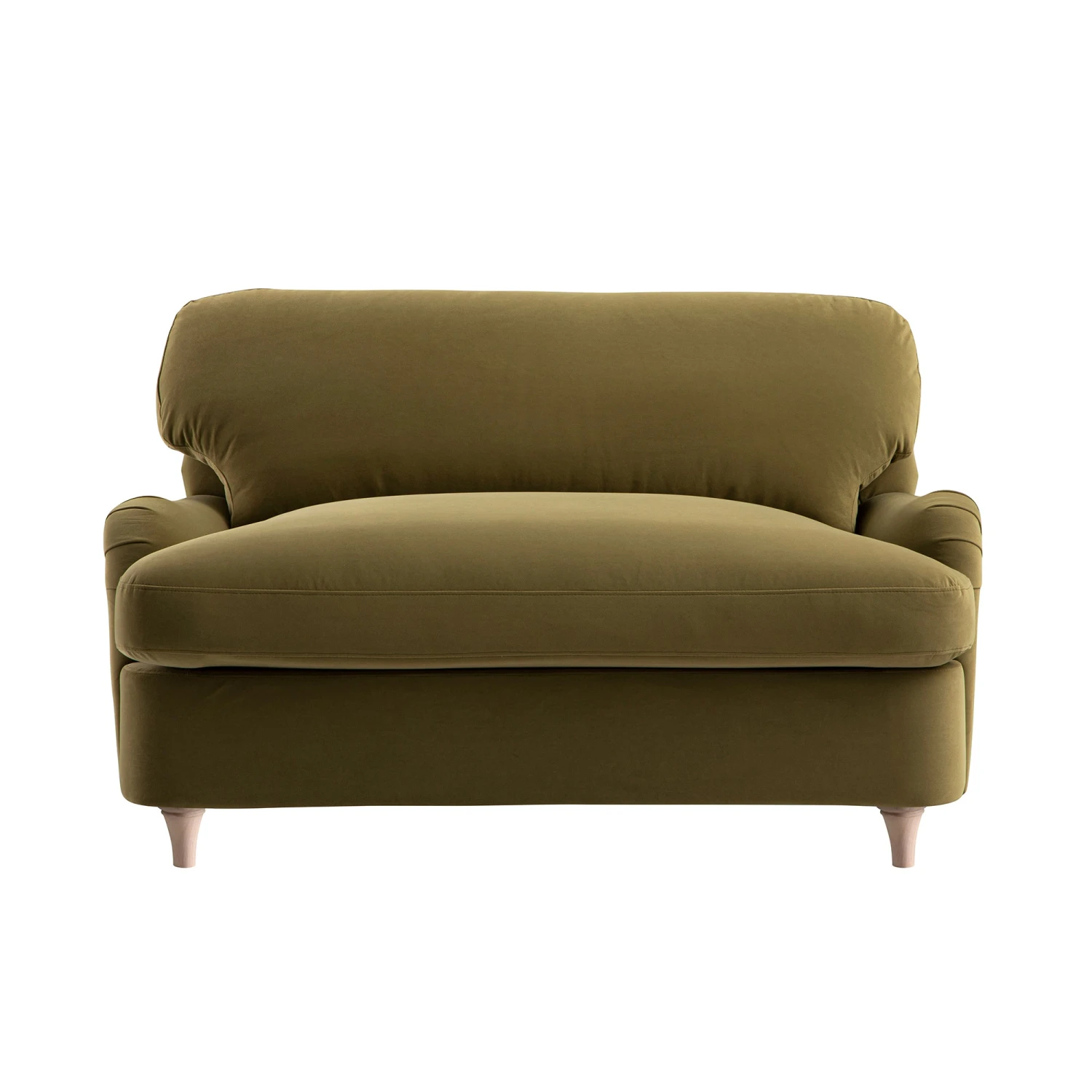 Daphnis Fudge Velvet Sofa Bed, Loveseat 1 Daphnis Fudge Velvet Sofa Bed, Loveseat