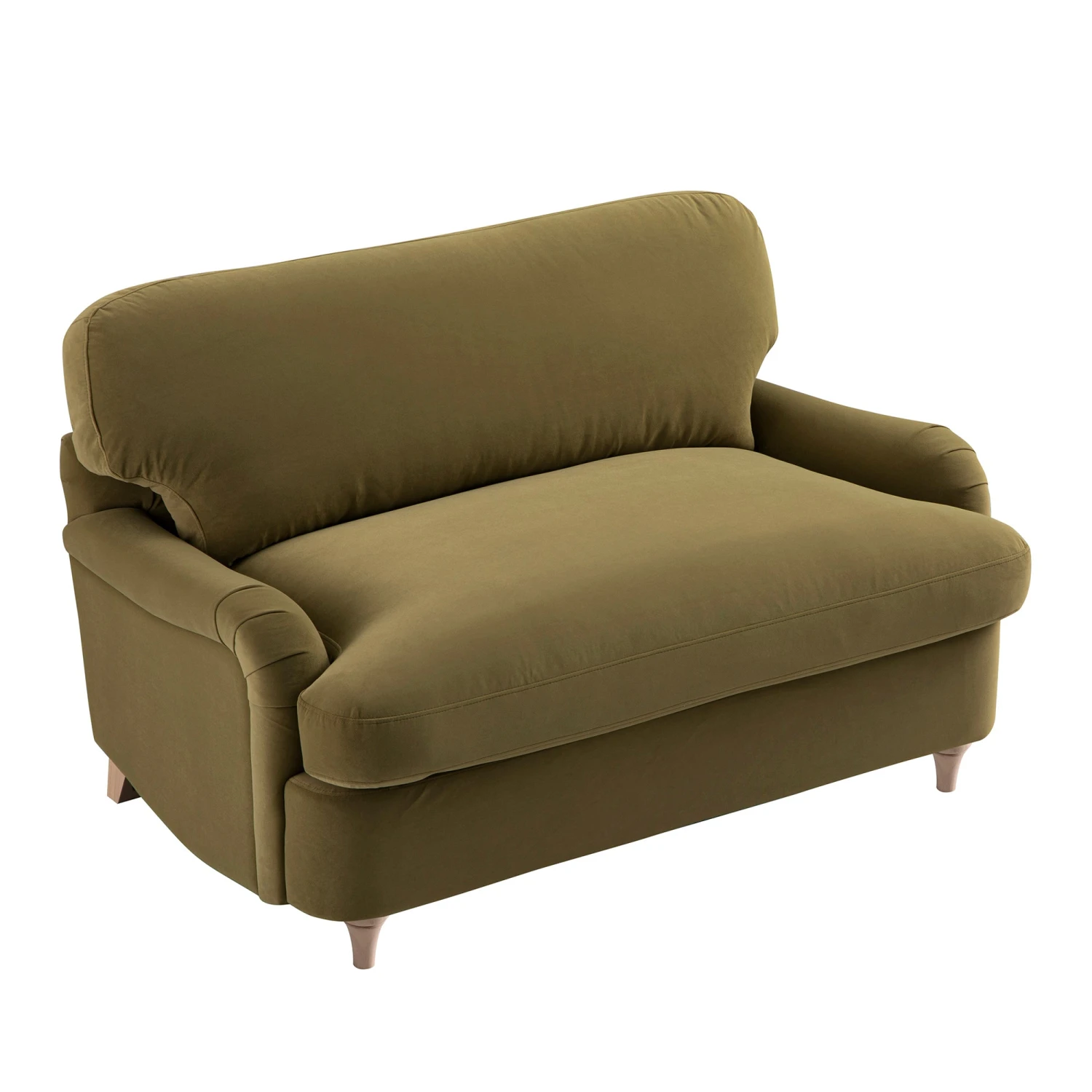 Daphnis Fudge Velvet Sofa Bed, Loveseat 7 Daphnis Fudge Velvet Sofa Bed, Loveseat - Image 7
