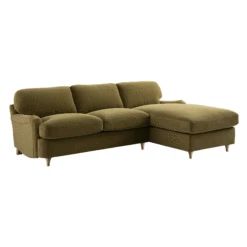 Daphnis Fudge Velvet Sofa Bed, Grande Chaise Right Hand Facing 14 Daphnis Fudge Velvet Sofa Bed, Grande Chaise Right Hand Facing -Daals Store GCSF 2603 FUDGE VEL RIGHT GIF